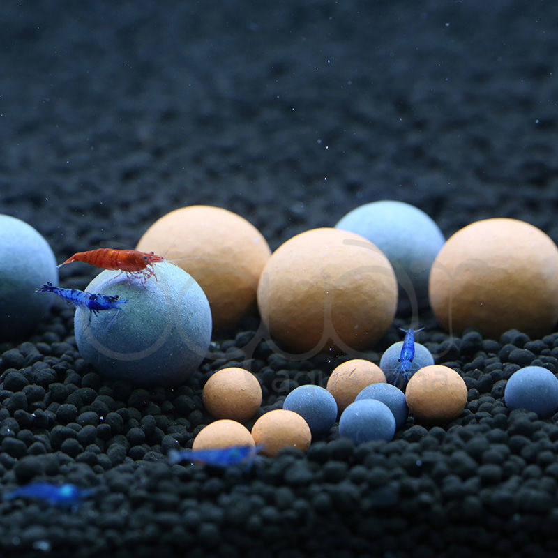2 x Large Mineral Balls for Shrimp Aquarium Crystal Red Bee Cherry Blue Green Shrimp - FREE POSTAGE