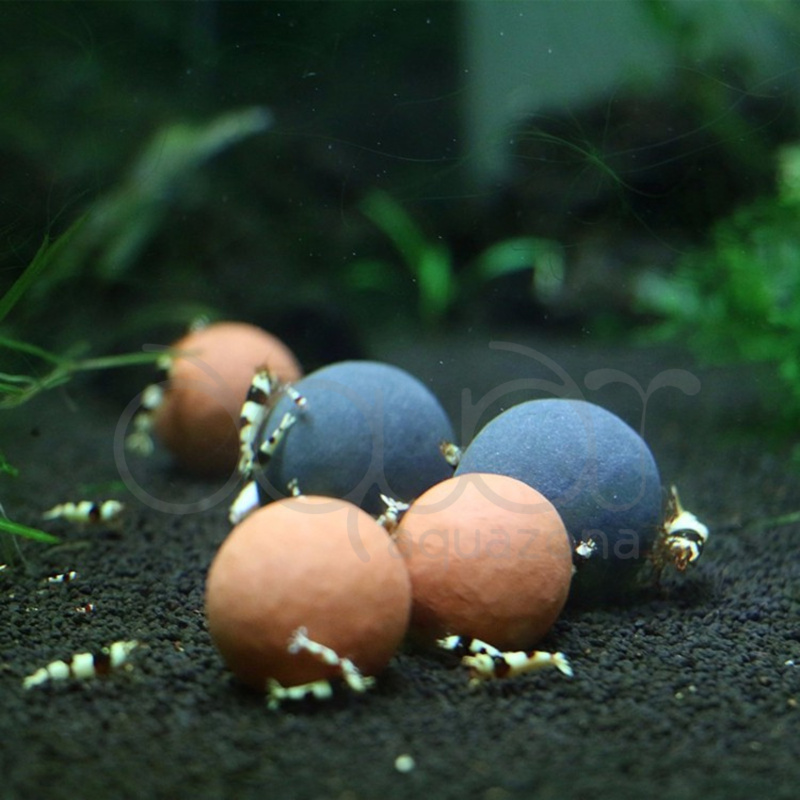 2 x Large Mineral Balls for Shrimp Aquarium Crystal Red Bee Cherry Blue Green Shrimp - FREE POSTAGE