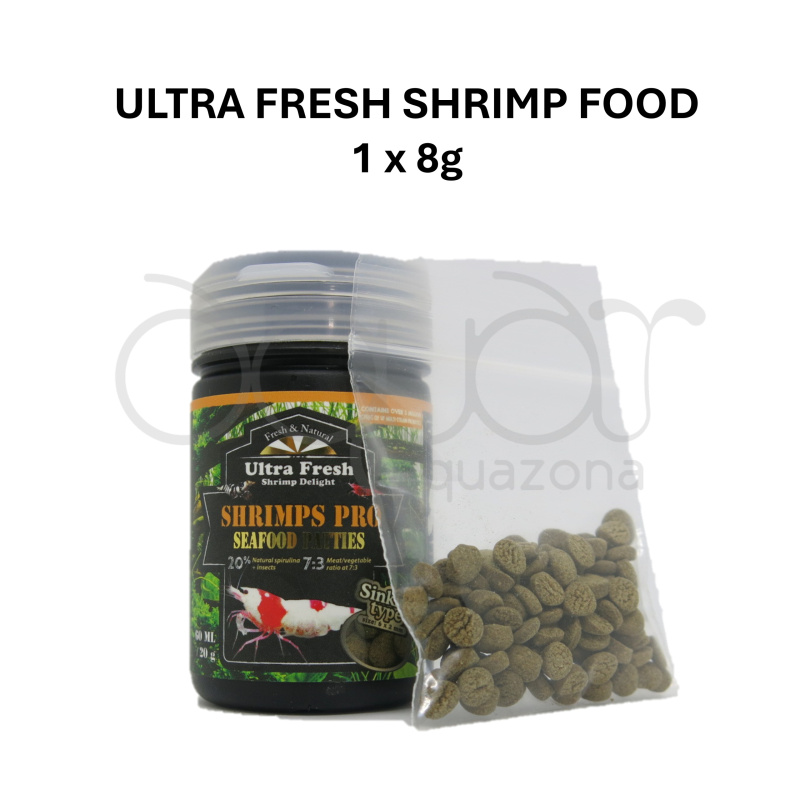 [Shrimp Starter Kit] 10xBlueDream +2Extra + Indian Almond Leaves Catappa + Ultra Fresh Shrimp Food + Bamboo Charcoal with Moss + FREE Expert Guide