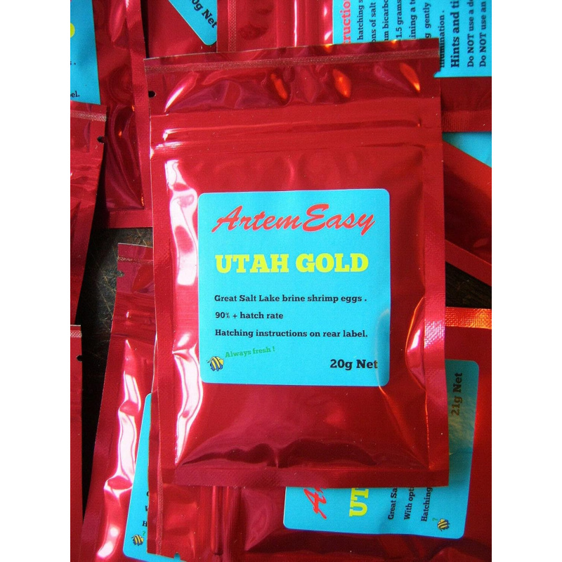 Genuine Utah Sourced Brine Shrimp ) Artemia ) Eggs