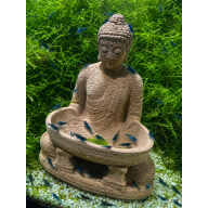 Wooden Buddha Feeding Bowl and Station - 3D Printed Using Real Wood Fibres!