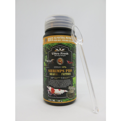 Ultra Fresh Shrimp Pro Food 58g - Red Cherry Crystal Tiger shrimp tropical Aquazona