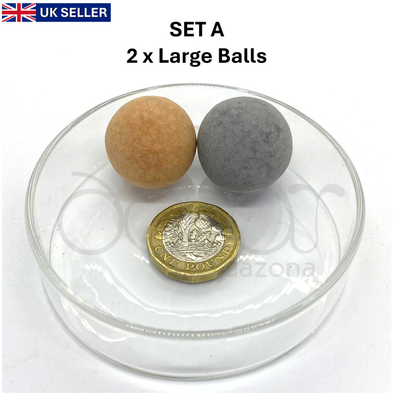 2 x Large Mineral Balls for Shrimp Aquarium Crystal Red Bee Cherry Blue Green Shrimp - FREE POSTAGE
