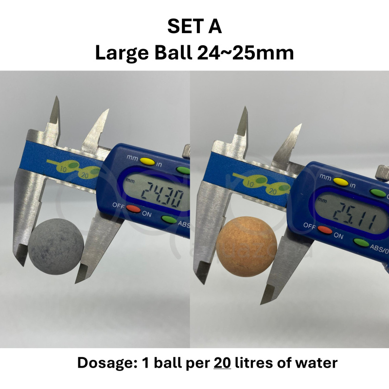 2 x Large Mineral Balls for Shrimp Aquarium Crystal Red Bee Cherry Blue Green Shrimp - FREE POSTAGE