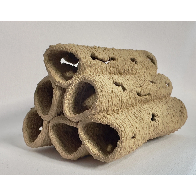 Shrimp Cave Wooden Log - 3D Printed Using Real Wood Fibres!