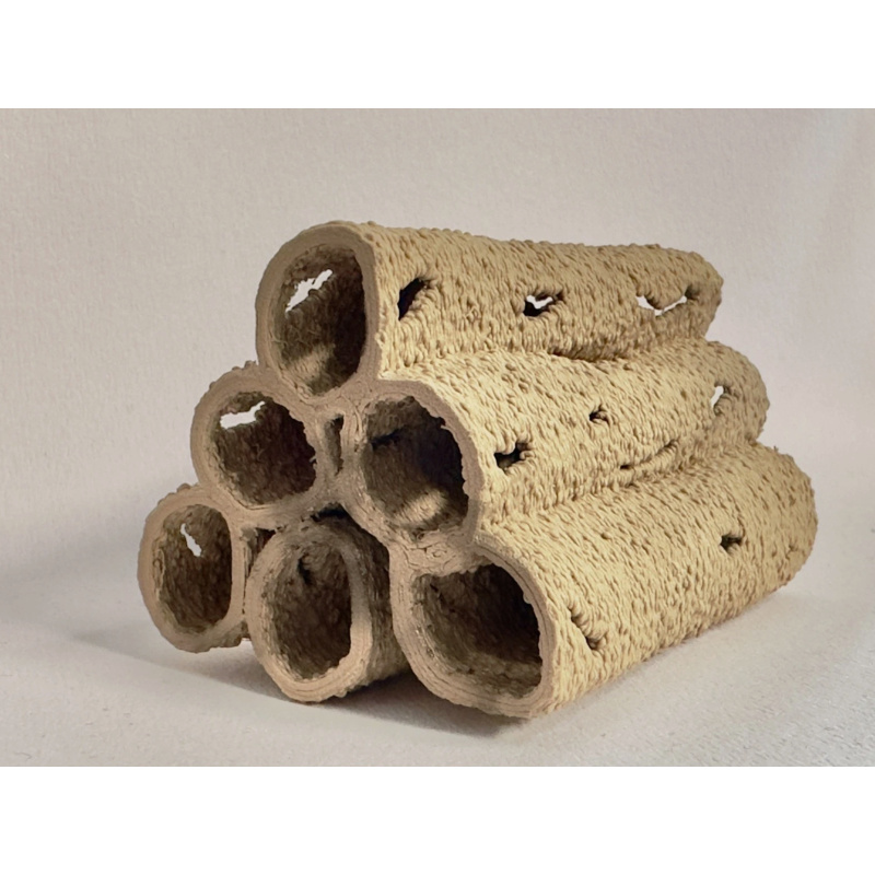 Shrimp Cave Wooden Log - 3D Printed Using Real Wood Fibres!
