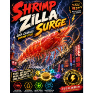 Shrimp Zilla Surge - Premium Highest Quality Shrimp Food. The best sourced ingredients, tailored for optimal health and vitality!